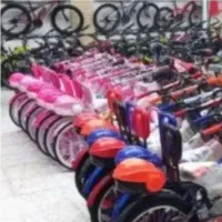 دوچرخه های رنگی و کمکدار++مناسب سواری کودکان،