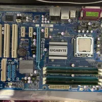 پکیج استوک GA-EP41T + Q6600 + ram ddr3 + GT610