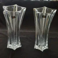 گلدان ،فنجان و سس خوری کریستال بوهمیا