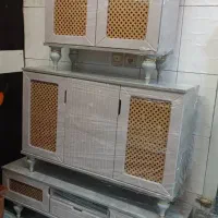 ست میز تلویزیون، کنسول و جاکفشی حصیری|بوفه، ویترین، کنسول|کرج, اسلامآباد|دیوار