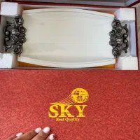 سینی پذیرایی سرامیکی لوکس برند Sky