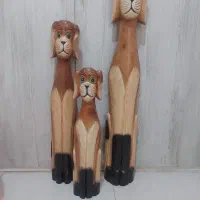 دکوری چوبی سگ