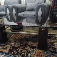 میز  عسلی شیشه ای