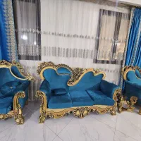 مبل ۷ نفره سلطنتی|مبلمان خانگی و میز عسلی|ری, فیروزآباد|دیوار