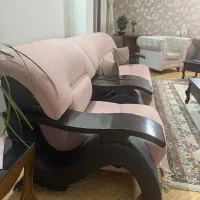 مبل۷ نفره جنسچوب پارچه بدون خط خش بسیار تمیز|مبلمان خانگی و میز عسلی|نیشابور, تختی|دیوار