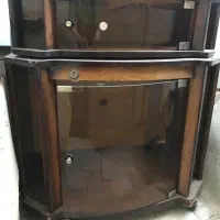 زیرتلویزیونی چوبی