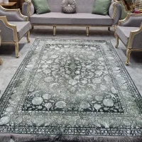 فرش کد ۷۱۰۱۷ سبز وینتیج    ۶و۹و۱۲ متری قالیچه