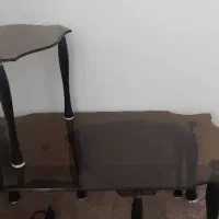 جلو مبلی و عسلی شیشه ای