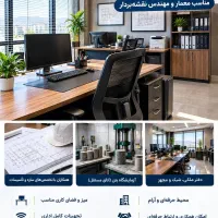 اجاره میز در دفتر مهندسی مناسب معمار و نقشه‌بردار