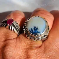 انگشتر نقره بانگین شجر|جواهرات|آباده, |دیوار