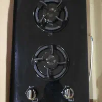 اجاق گاز صفحه ای دو شعله توکار شیشه نشکن