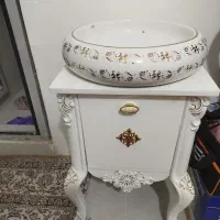 روشویی کابینتی سفید