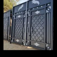 فرم درب سنگین مجتمع ساختمان ورق کرکره مدرن