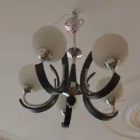 لوستر ۵ شعله چشمه نور تمیز بدون خط و خش