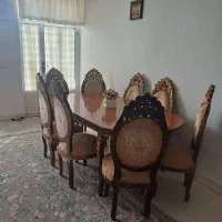 میز ناهارخوری 8 نفره|میز و صندلی غذاخوری|سیرجان, |دیوار