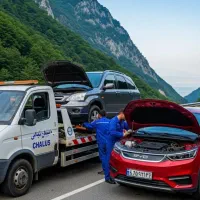 ارسال باتری خودرو امداد باطری چالوس نوشهر متل قو