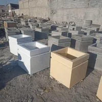 گلدان بتنی بزرگ سنگین مربع نیمکت پارکی|مصالح و تجهیزات ساختمان|تهران, جوانمردان (اندیشه)|دیوار