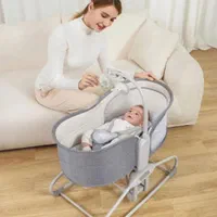 تخت و گهواره/ برقی/چرخشی/سیسمونی/قصر کودک