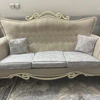 مبل نیمه سلطنتی ۹نفره و مبل راحتی ۸نفره|مبلمان خانگی و میز عسلی|یزد, |دیوار