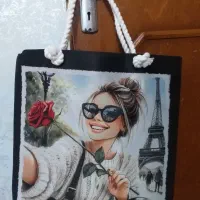 کیف تنابی طرح دار بیرونی|کیف، کفش، کمربند|اهواز, بهارستان|دیوار