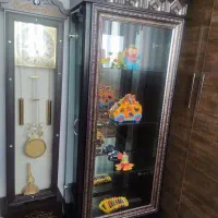 بوفه ساعت چوبی در حد نو