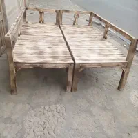 تخت خواب چوبی|تخت و سرویس خواب|طرقبه, |دیوار