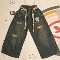 شلوار جین دخترانه بگ کاملا نو