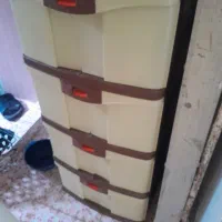 فایل ۴ کشو رنگ کرم قهوای