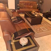 مبلمان راحتی چرم مالزی|مبلمان خانگی و میز عسلی|تهران, اقدسیه|دیوار