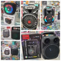 اسپیکر بلوتوثی فلش و رم خور با میکروفون و‌ کنترول