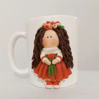 ماگ خمیری قابل شستشو|کلکسیون و سرگرمی|قم, باغ کرباسی|دیوار