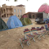 چادر مسافرتی.حصیر.صندلی