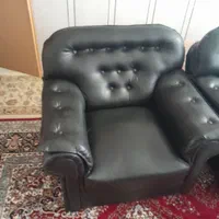 مبل ۴ نفره اداری چرم