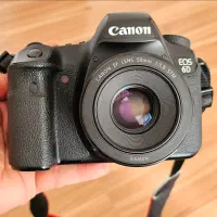 دوربین فول فریم کانن Canon 6D لنز 50mm STM و فلاش