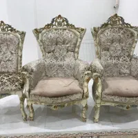 مبلمان استیل ۹نفره بهمراه ح جلو مبلی و عسلی|مبلمان خانگی و میز عسلی|گرگان, |دیوار