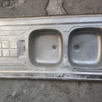 دو عدد سینک ظرف شویی دوقلو مارک اخوان