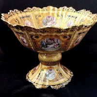 کاسه و کشکول شیرینی خوری وکیک خوری چینی آنجل