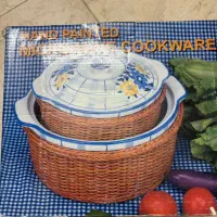 قابلمه های گل پنبه ای، با سبد حصیری