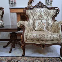 مبلمان استیل هفت نفره به همراه نهار خوری