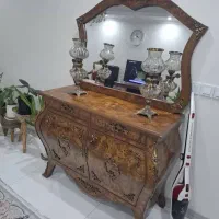 اینه وکنسول میز تیوی معرق مازول کد70b|بوفه، ویترین، کنسول|تهران, علم و صنعت|دیوار