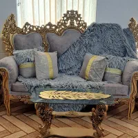 مبل سلطنتی ۷ نفره|مبلمان خانگی و میز عسلی|مرودشت, تامین اجتماعی‎|دیوار