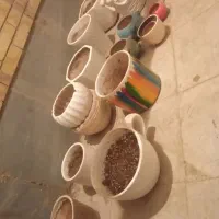 تعدادی گلدان خالی