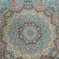فرش آبی و فرش گردویی