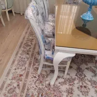 یکدست میز نهار خوری 8 نفره|میز و صندلی غذاخوری|خوانسار, |دیوار