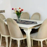 غذا خوری ۶ نفره|مبلمان خانگی و میز عسلی|میاندوآب, |دیوار