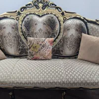 مبل سلطنتی ۹ نفره تمام چوب درحد نو|مبلمان خانگی و میز عسلی|قم, شهرک شهرداری|دیوار