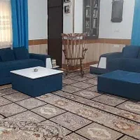 مبل ۸نفره پارچه تعویض شده.همراه تخت و ۲عدد پاف|مبلمان خانگی و میز عسلی|فاضل آباد, |دیوار