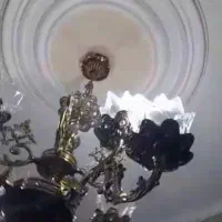 لوستر برنجی ۸شعله|لوستر و چراغ آویز|کرج, حیدرآباد|دیوار