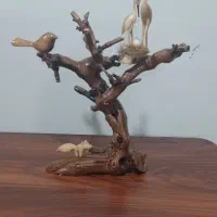 انواع مجسمه های چوبی و همچنین ظرف های چوبی|صنایع دستی و سایر لوازم تزئینی|باقرشهر, |دیوار