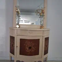میز کنسول و آینه و شمدان